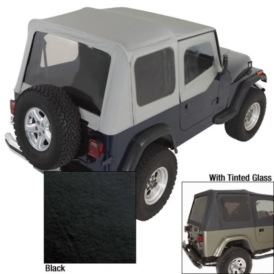 Rugged Ridge XHD S-Top Black Tinted Windows 88-95 Jeep Wrangler YJ - 13722.15