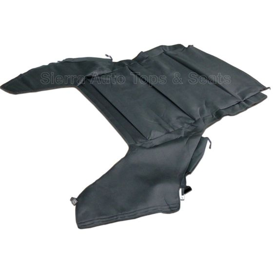 Sierra Headliner, Chrysler, 1996-1999, Sebring, Black, w/Foam Back