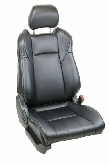 Sierra Seat Front Set, 2004-2009, Nissan, 350Z, No Airbag, No Electric, Leatherette, Black