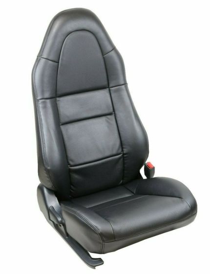 Sierra Seat Front Set, Toyota, MR2, 2000-2002, Leatherette, Black