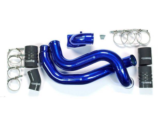 Sinister Diesel 03-07 Ford 6.0L Powerstroke Intercooler Charge Pipe Kit w/Elbow - SD-INTRPIPE-6.0-IE-KIT