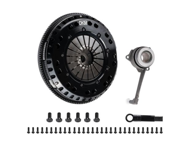 DKM Clutch 97-05 Audi A4 1.8L FWD/AWD Sprung Organic MB Clutch w/Steel Flywheel (440 ft/lbs Torque) - MB-004-032