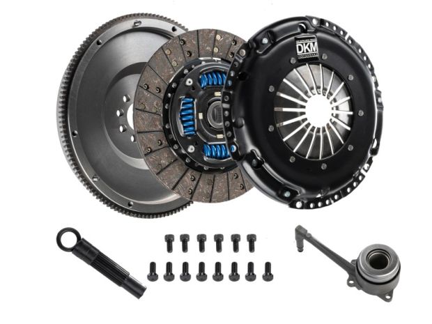 DKM Clutch 2.0 VW/Audi A3 TSI 8 Bolt Sprung Organic MB Clutch w/Steel Flywheel (440 ft/lbs Torque) - MB-034-060