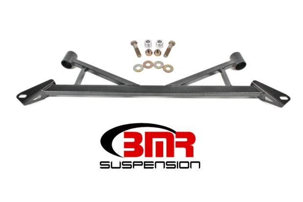 BMR 15-17 S550 Mustang Front 4-Point Subframe Chassis Brace - Black Hammertone - CB006H