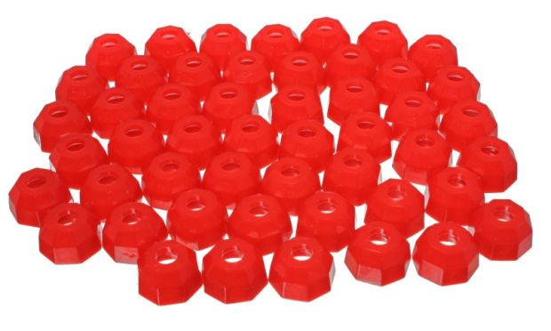 Energy Suspension Tie Rod End Boot Oct-Box Of 50 - Red - 9.13114R