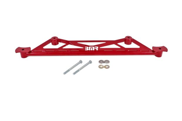 BMR 16-17 6th Gen Camaro Rear Of Rear Cradle Brace - Red - CB009R