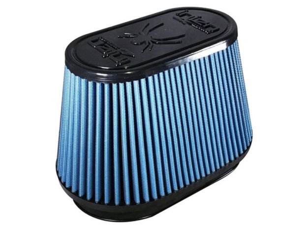 Injen NanoWeb Dry Air Filter w/Shur-Loc 4.115x6.865 Oval Neck / 7.17x9.92 Base / 5.63x8.5 Tall - X-1126-BB