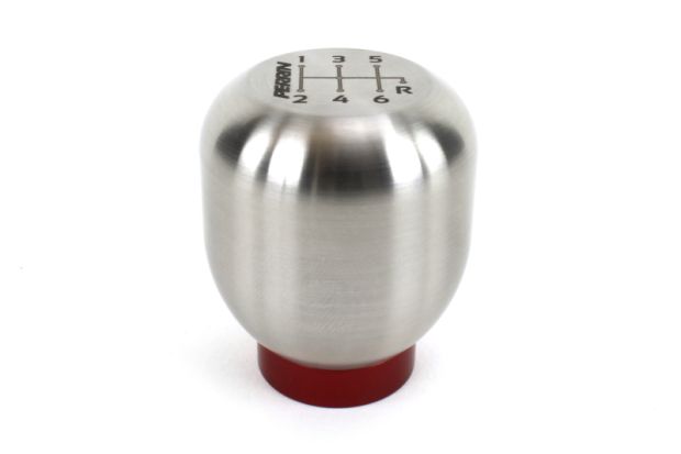 Perrin 17-18 Honda Civic Brushed Stainless Steel Large Shift Knob - 6 Speed - PHP-INR-120SS